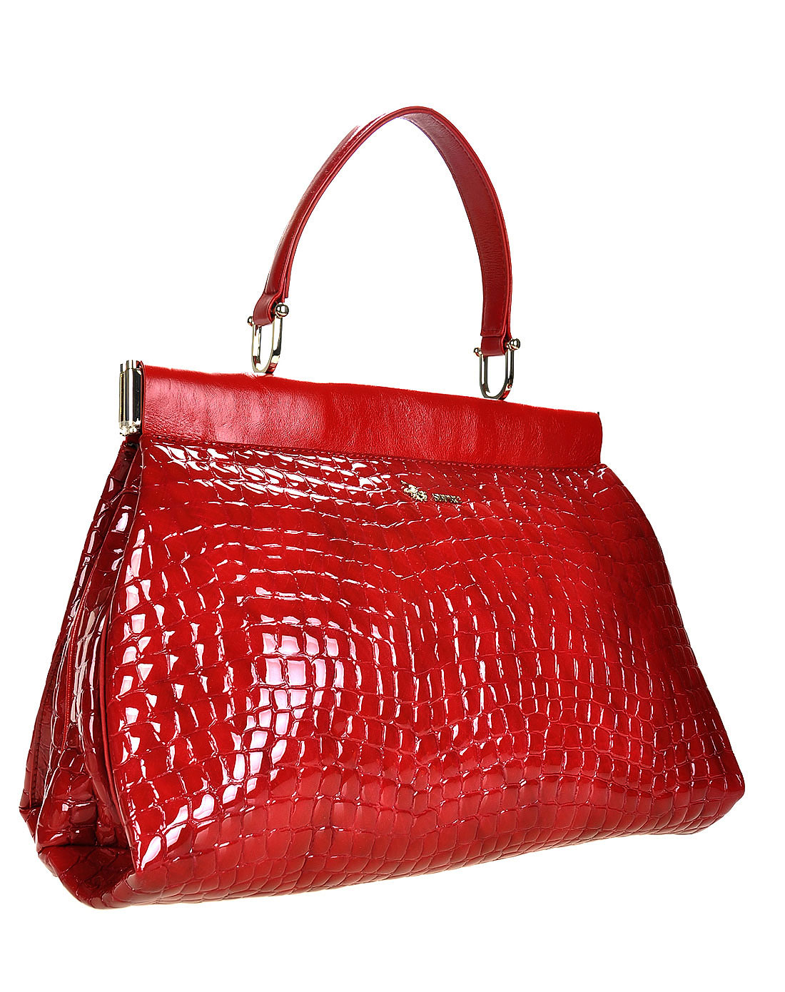女款红色手提包