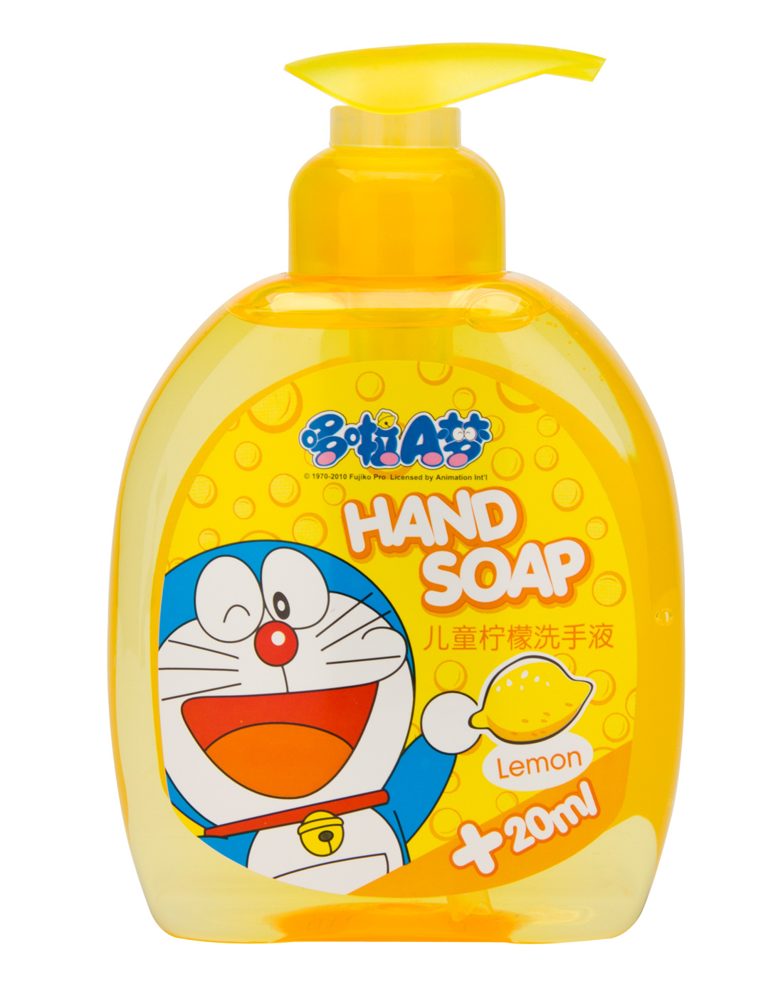 哆啦a梦doraemon 儿童柠檬洗手液280ml