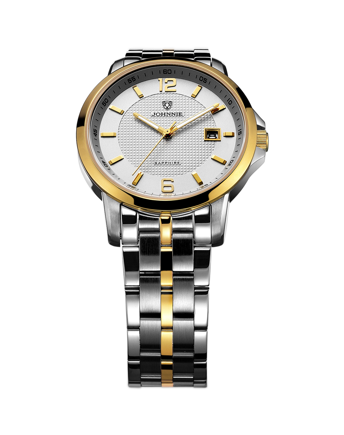 男款手表金色航海家系列精钢表带蓝宝石镜面石英表