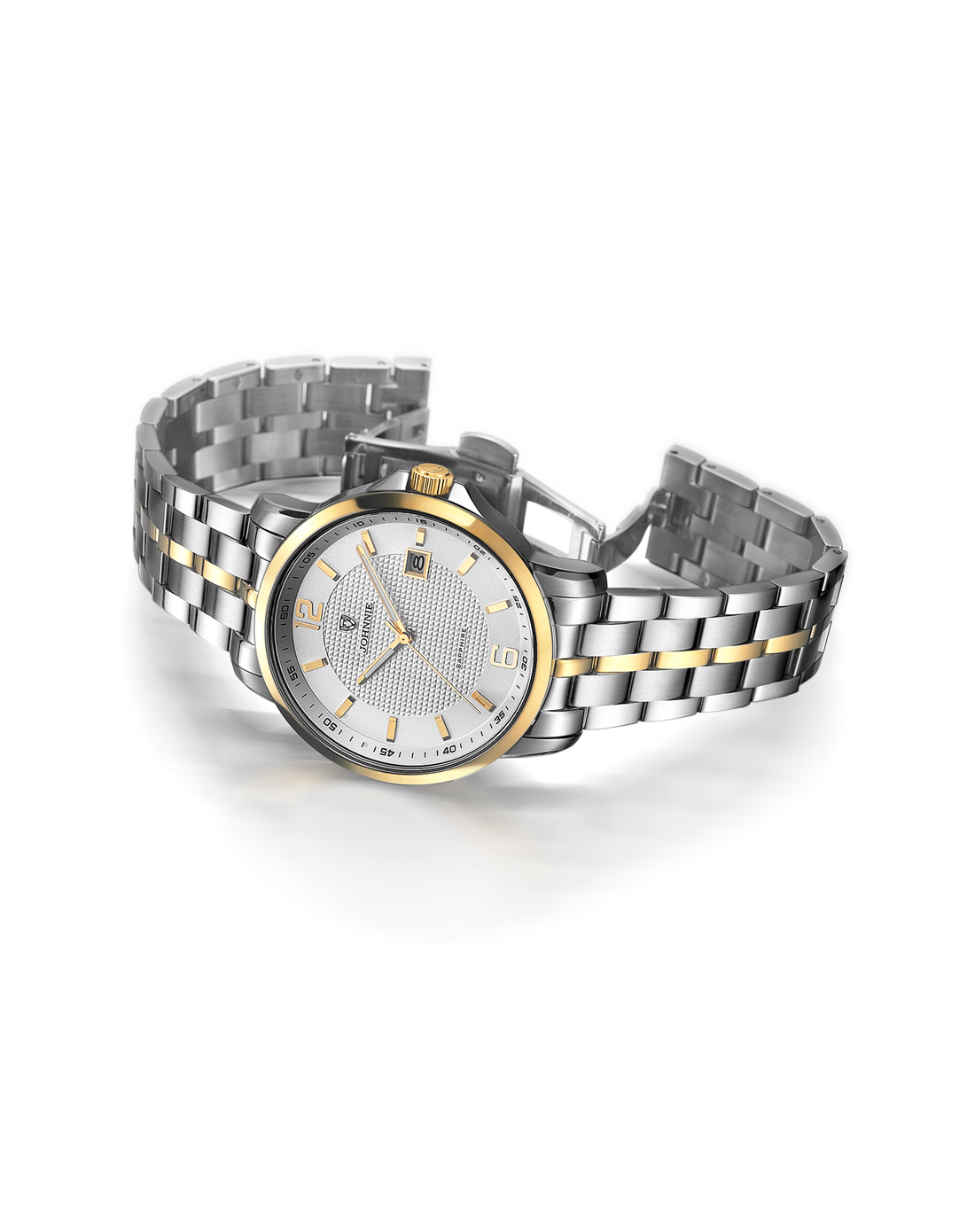 男款手表金色航海家系列精钢表带蓝宝石镜面石英表