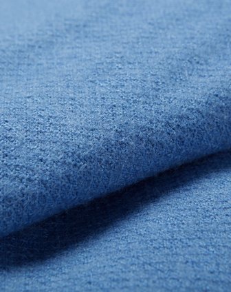 歌莉娅goelia 深青蓝色高贵双排扣长袖外套