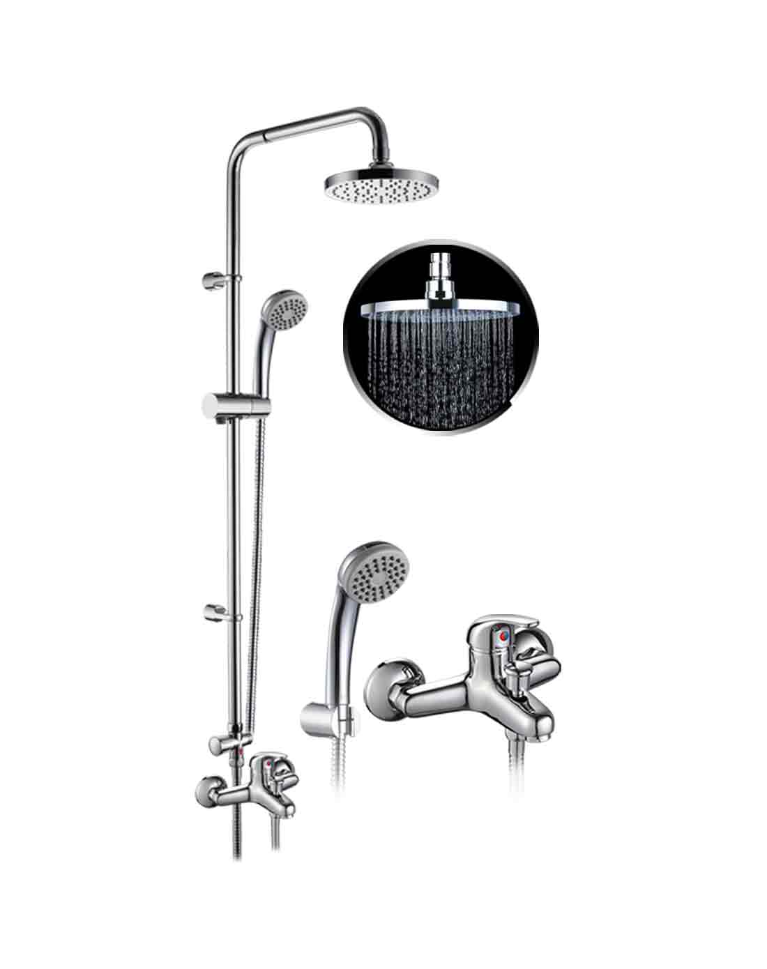 美标卫浴月韵雨淋顶洒淋浴龙头花洒组件