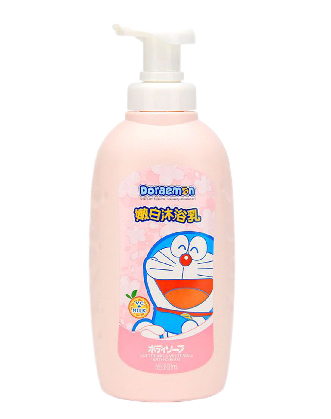 哆啦a梦doraemon 和风嫩白沐浴乳800ml