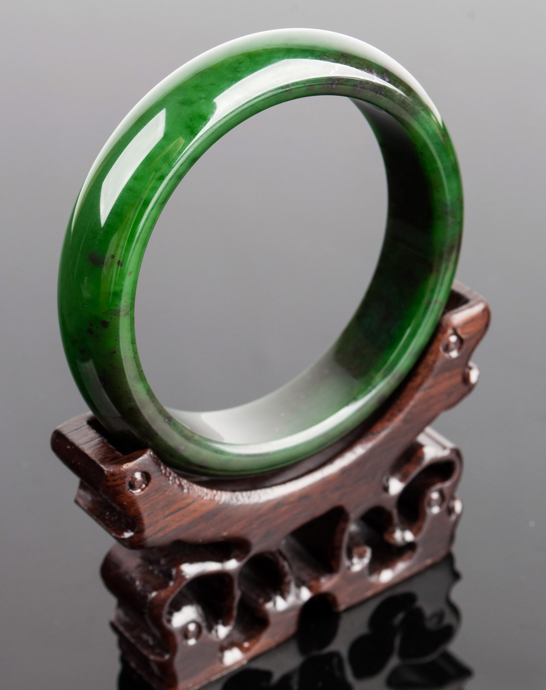 老坑精品和田碧玉手镯