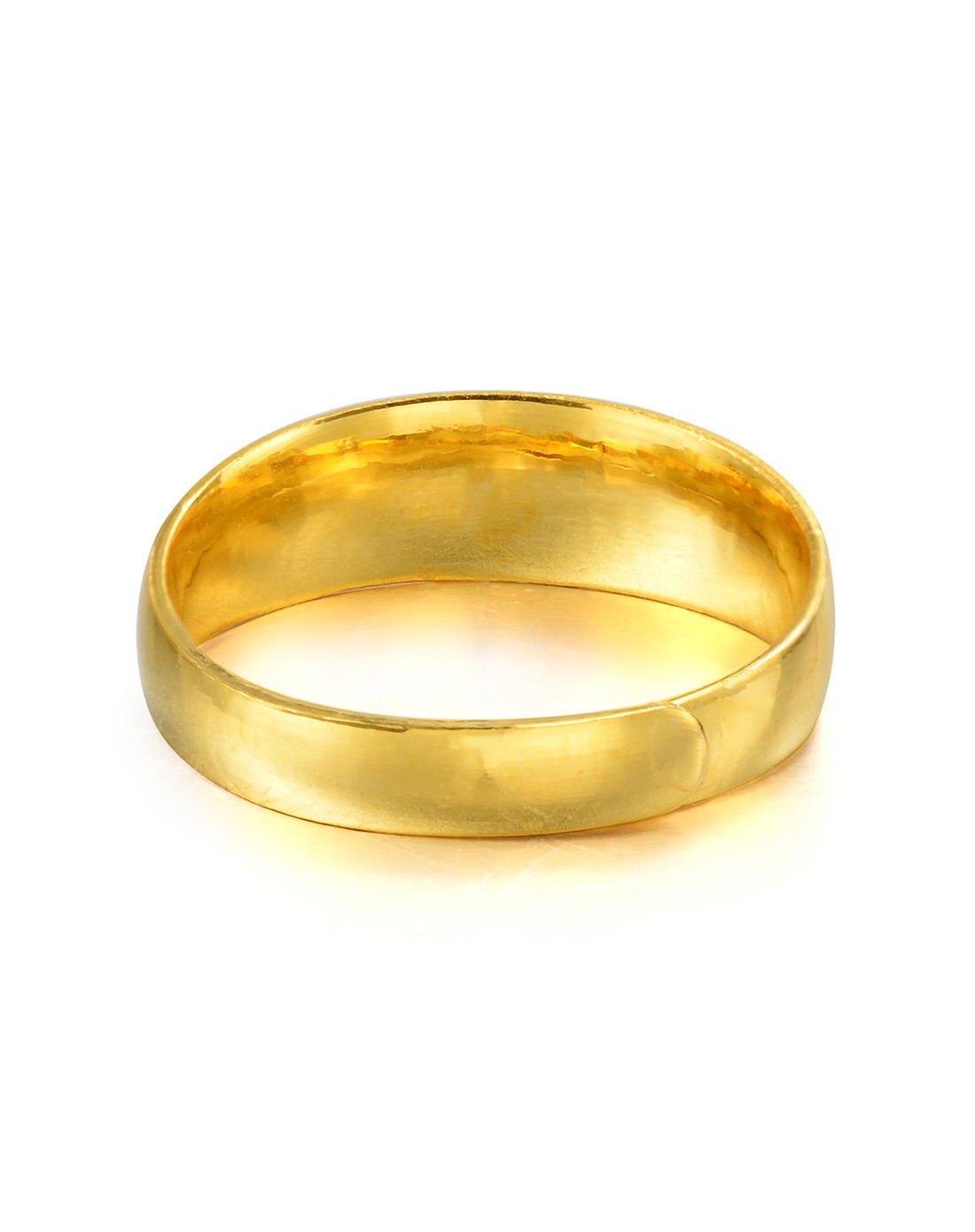 黄金蛇肚车花戒指 3.68克