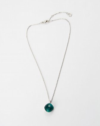 绿色翡翠魅眼水晶链坠