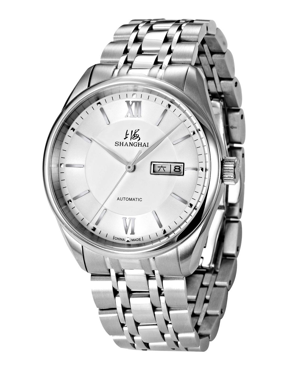 上海牌商务大气男士机械表