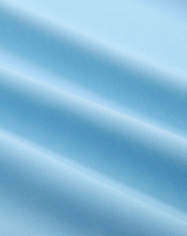 蓝色甜美简约短袖上衣