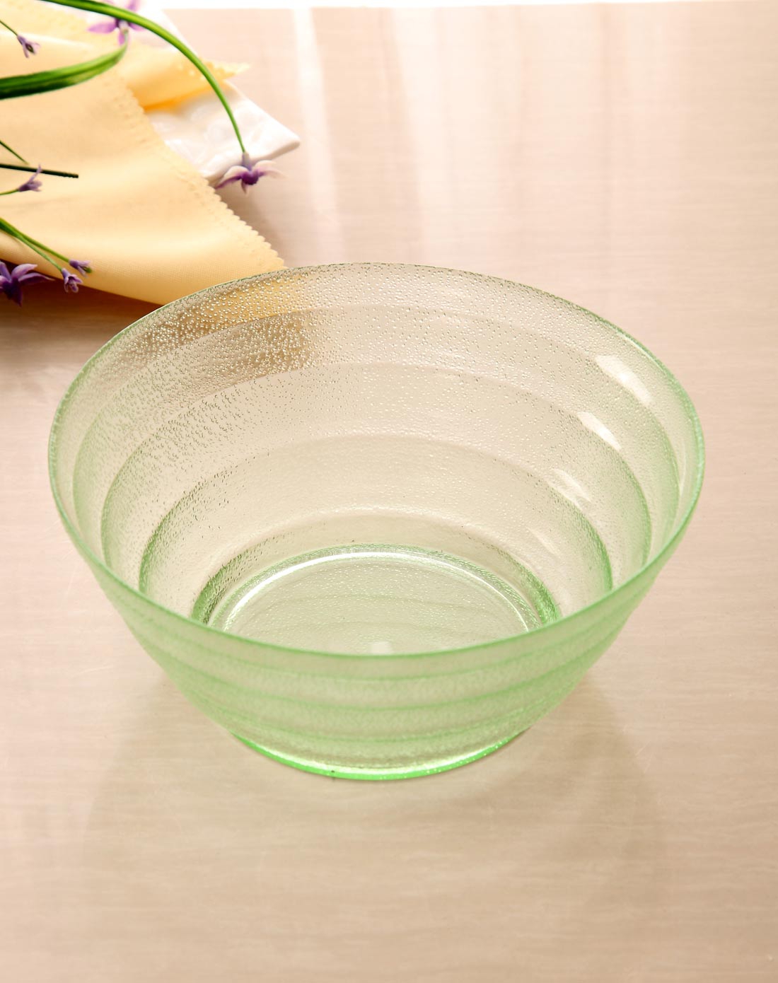 时尚炫彩琉璃冰花果碗c款翠绿/2个入