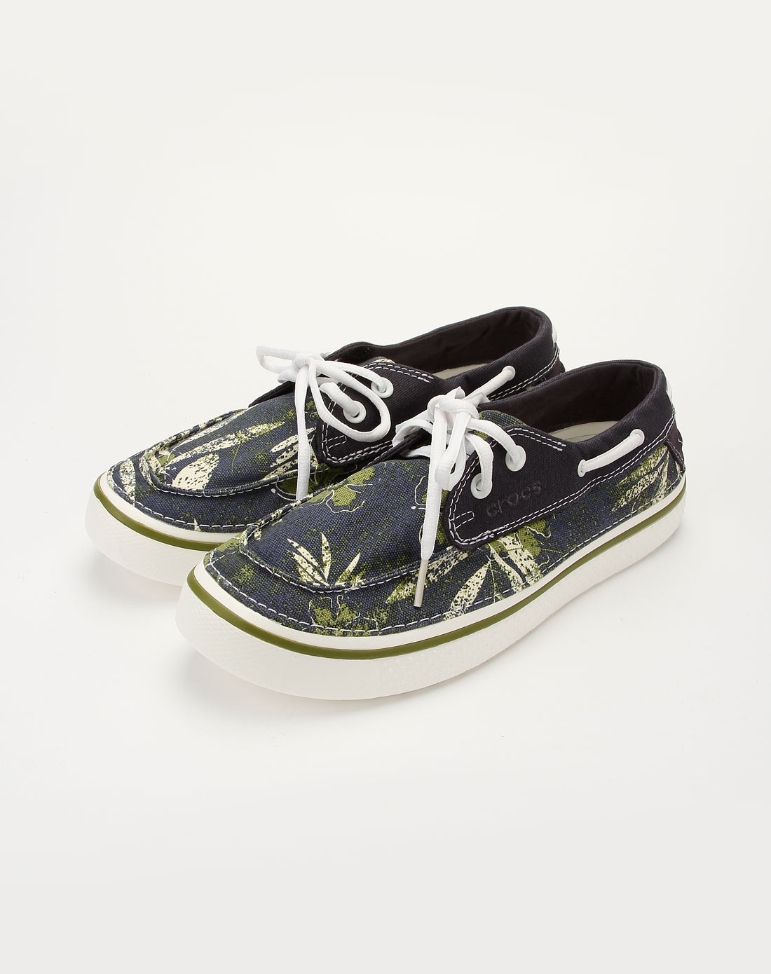 男式深蓝拼白色皓翔夏威夷帆船鞋