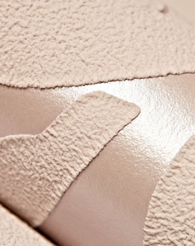 欧式简约高档鹿皮绒壁纸