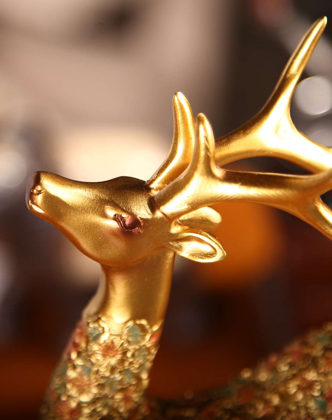 树脂摆件-七彩麋鹿