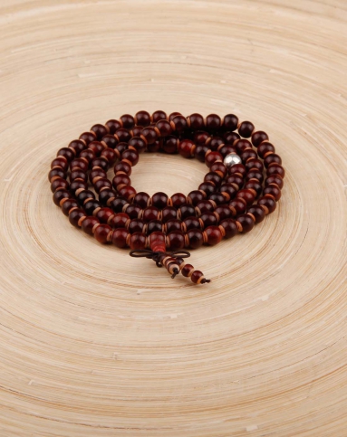 佛珠系列道佛108颗柯檀木珠手链