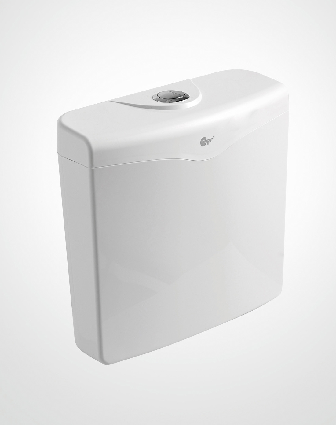 蹲便器节能冲水箱双按式3/6升通用型