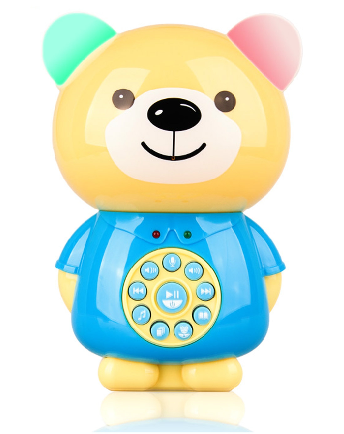 和乐族儿童和乐熊mp3故事机4g蓝色-送光碟和智慧卡