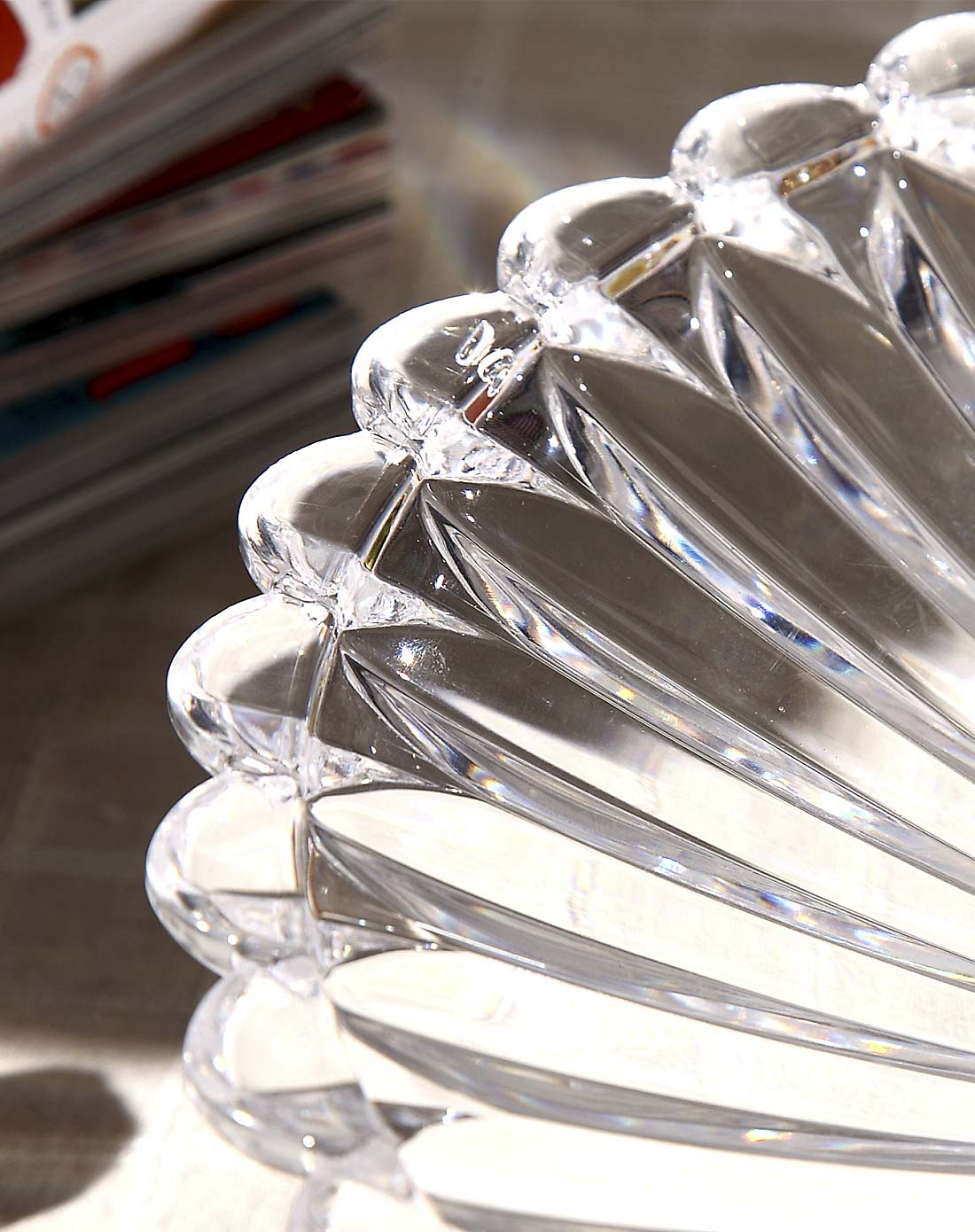 透明色水晶质感水果蛋糕盘l