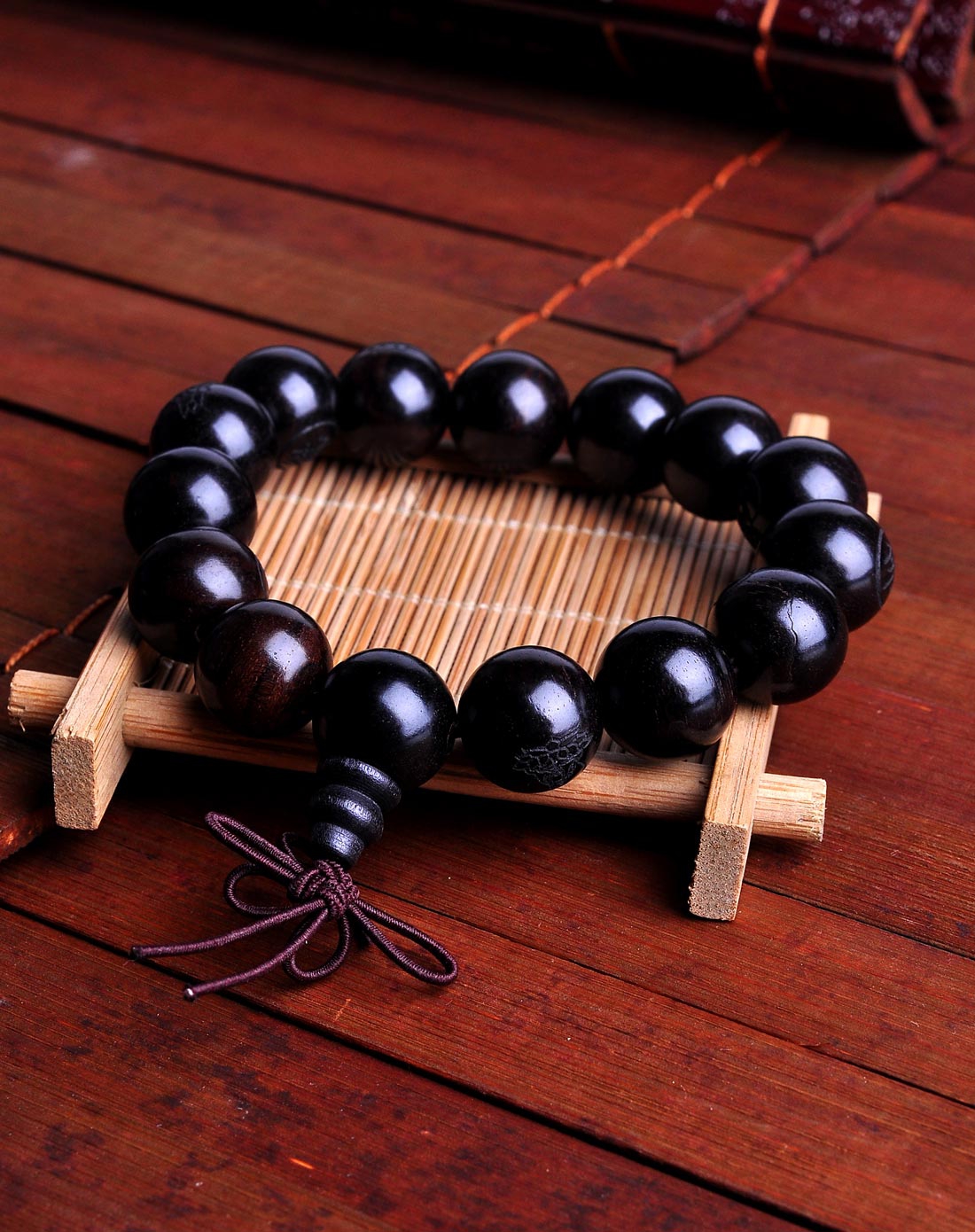 太阳之爱 避凶趋吉黑檀手串