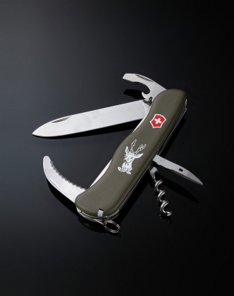 维氏 瑞士军刀111mm猎手(绿)11功能刀