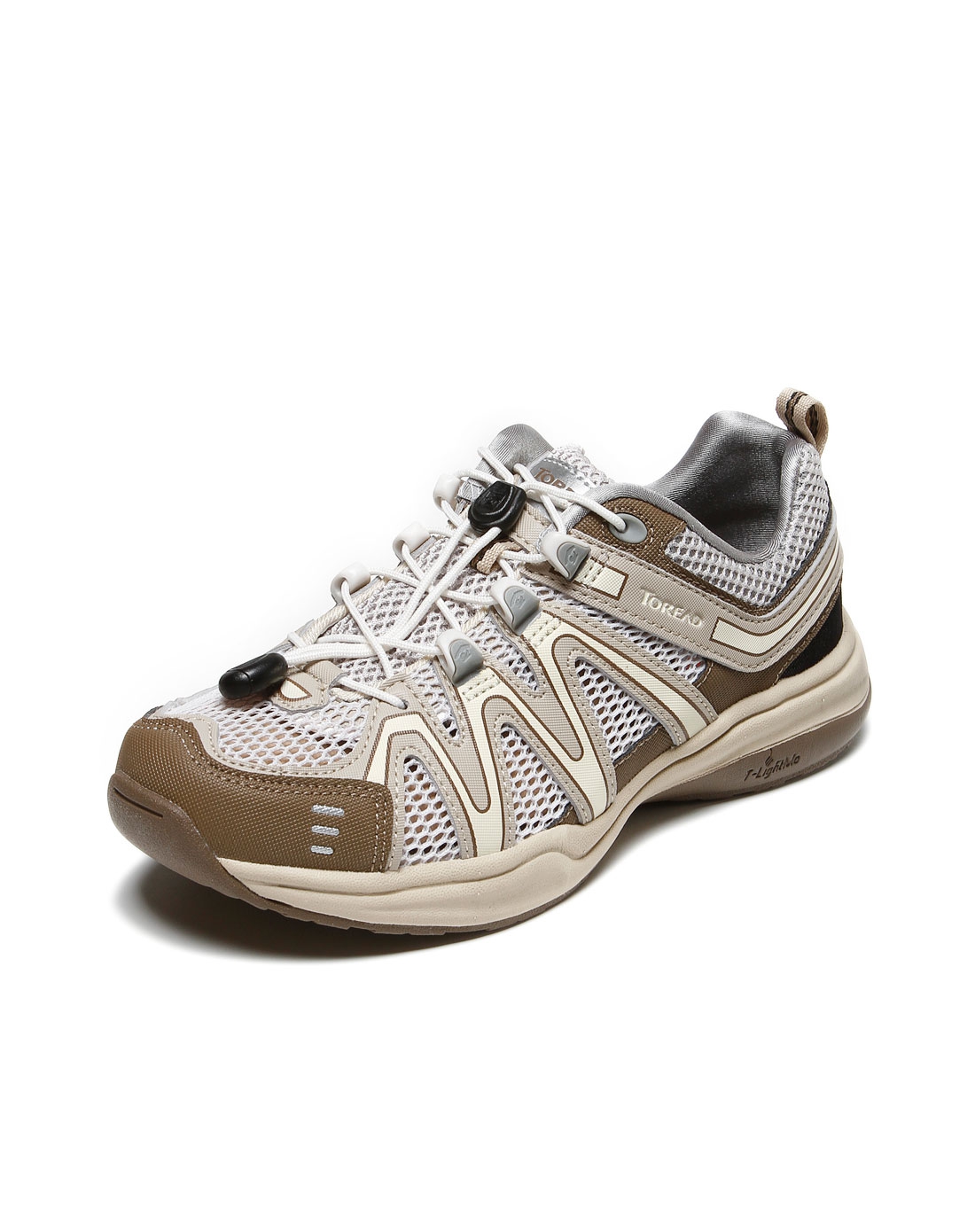 探路者 女款舒适耐磨减震多功能钛白色户外鞋