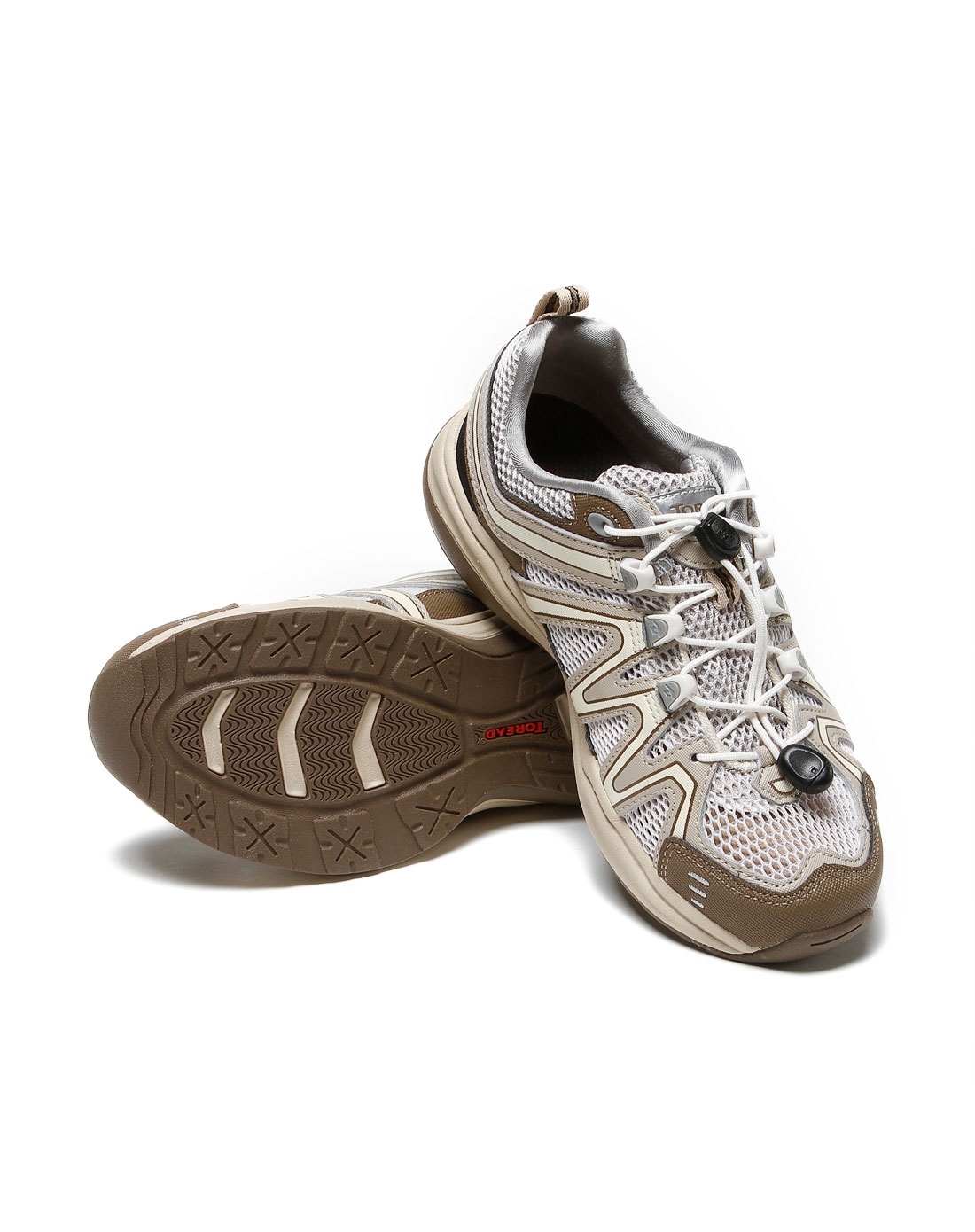 探路者 女款舒适耐磨减震多功能钛白色户外鞋