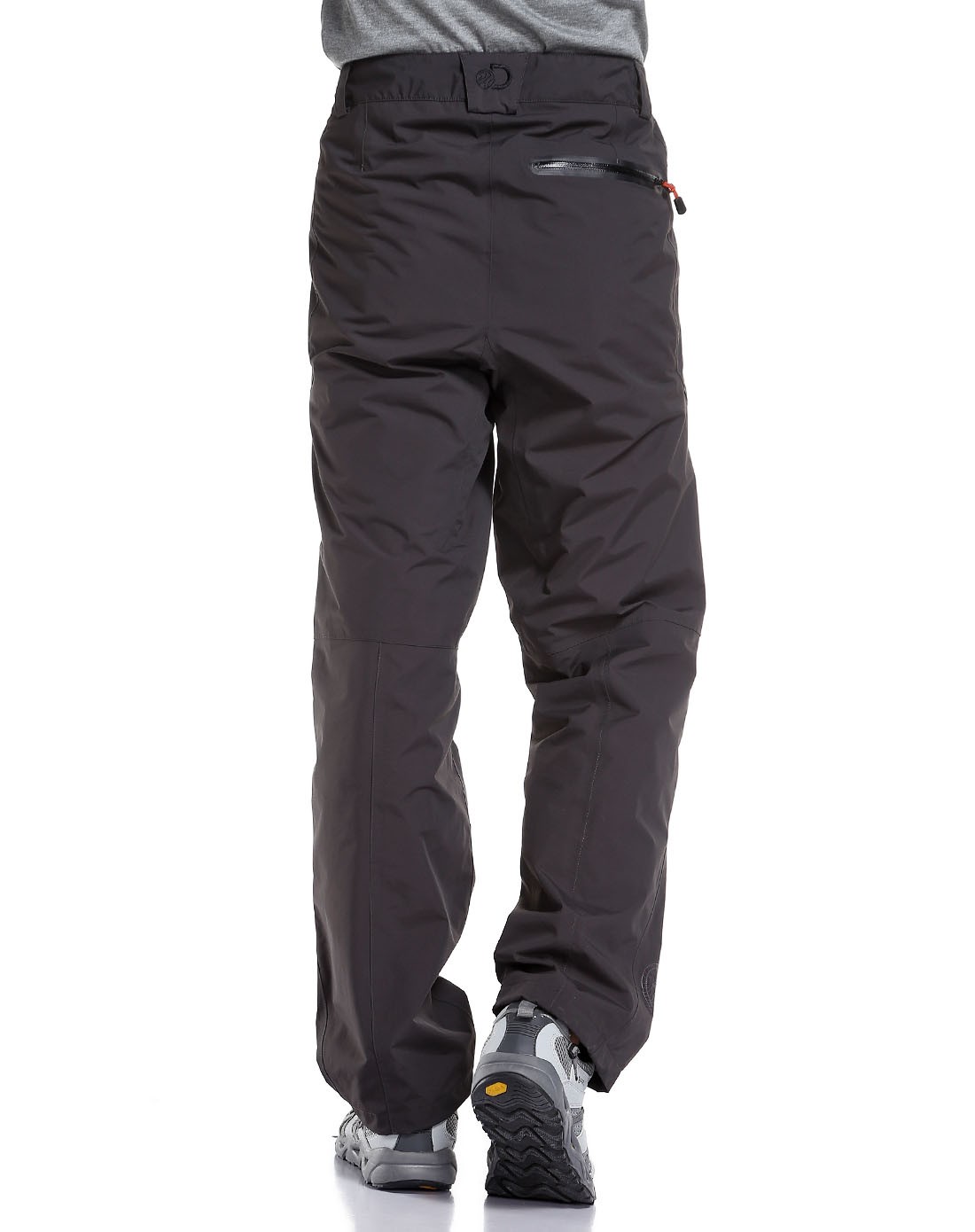 男款黑灰色户外冲锋裤-唯品会