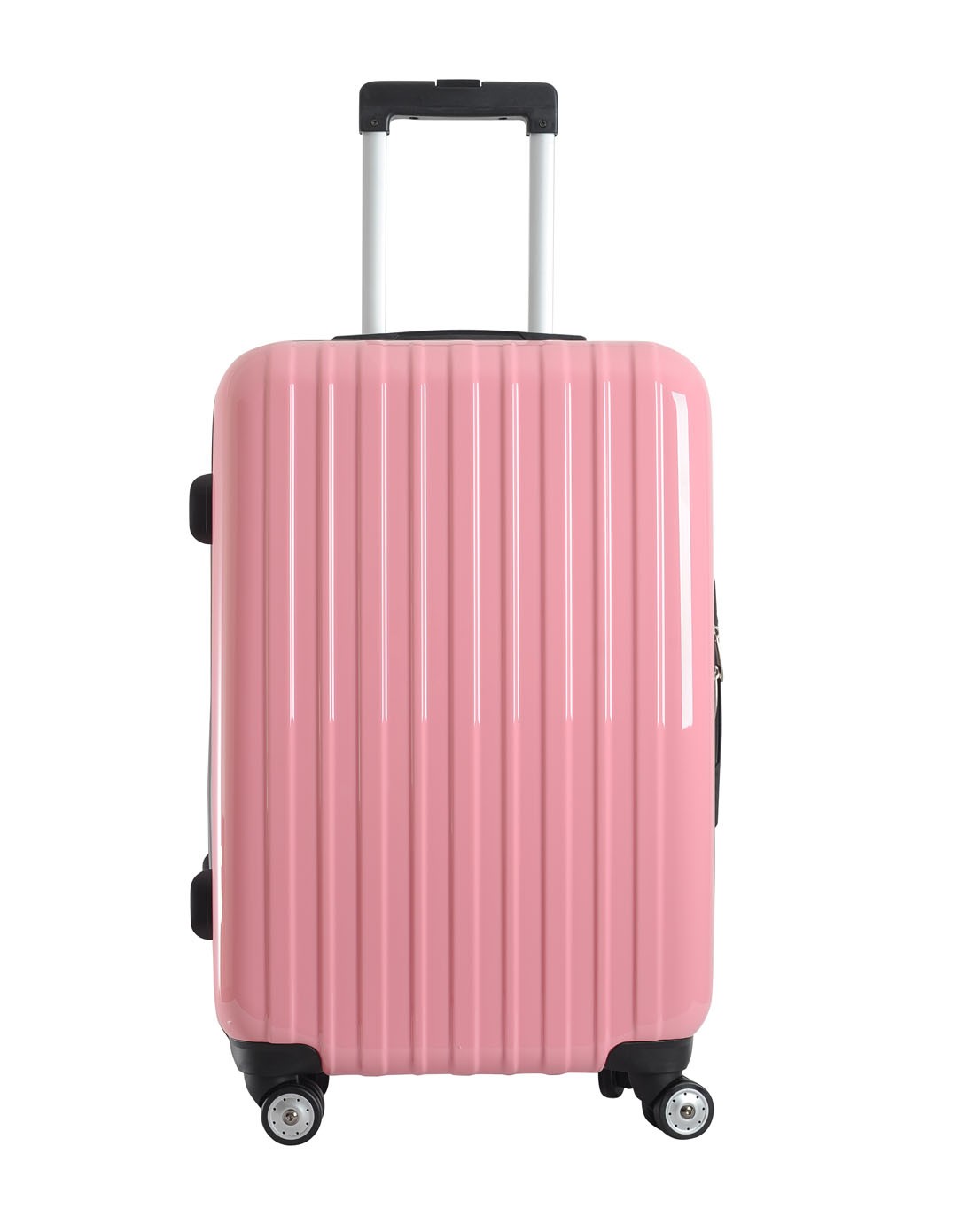 镜面樱花粉万向轮拉杆箱20寸