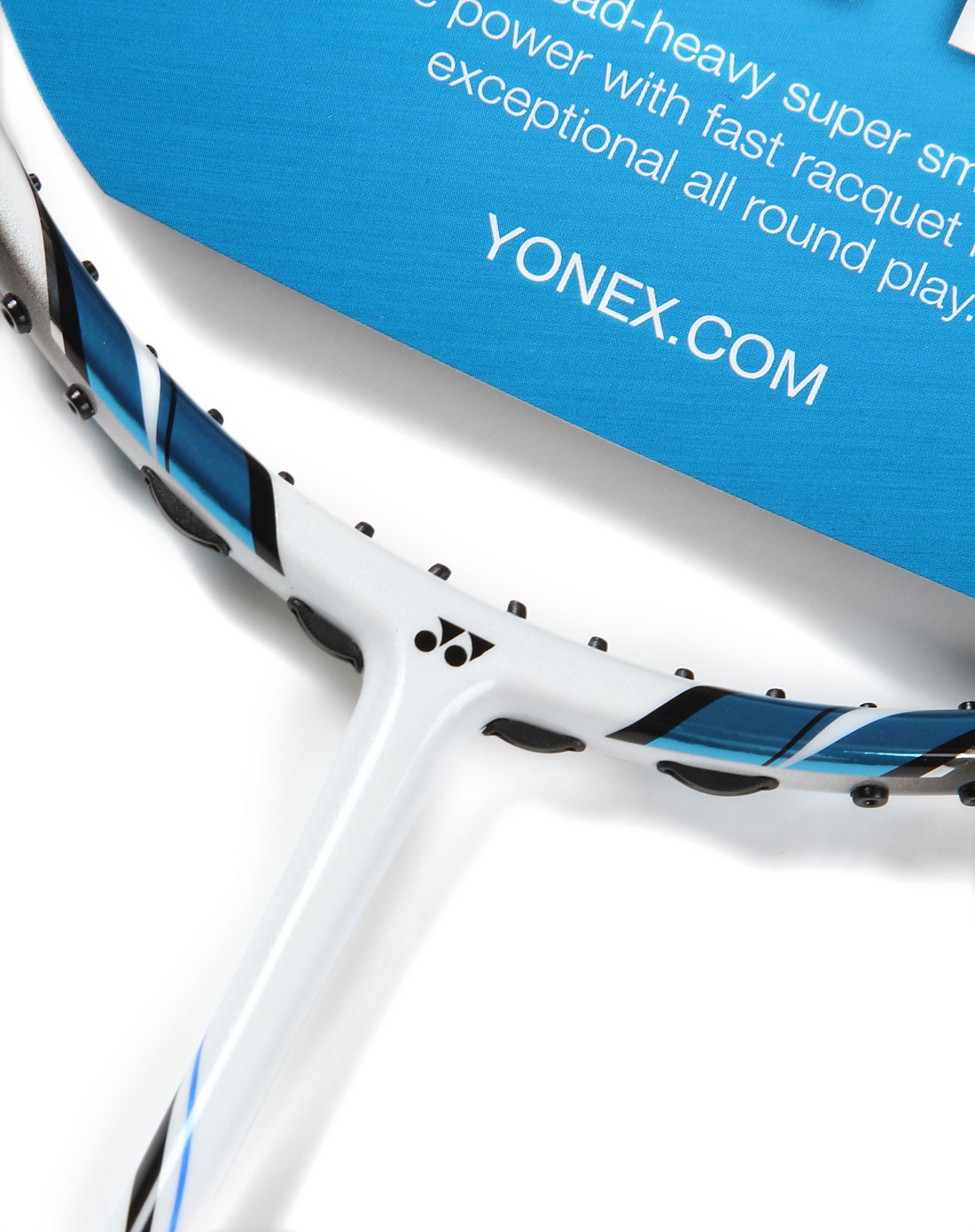 中性款蓝/白色vt60专业羽毛球拍(无线)