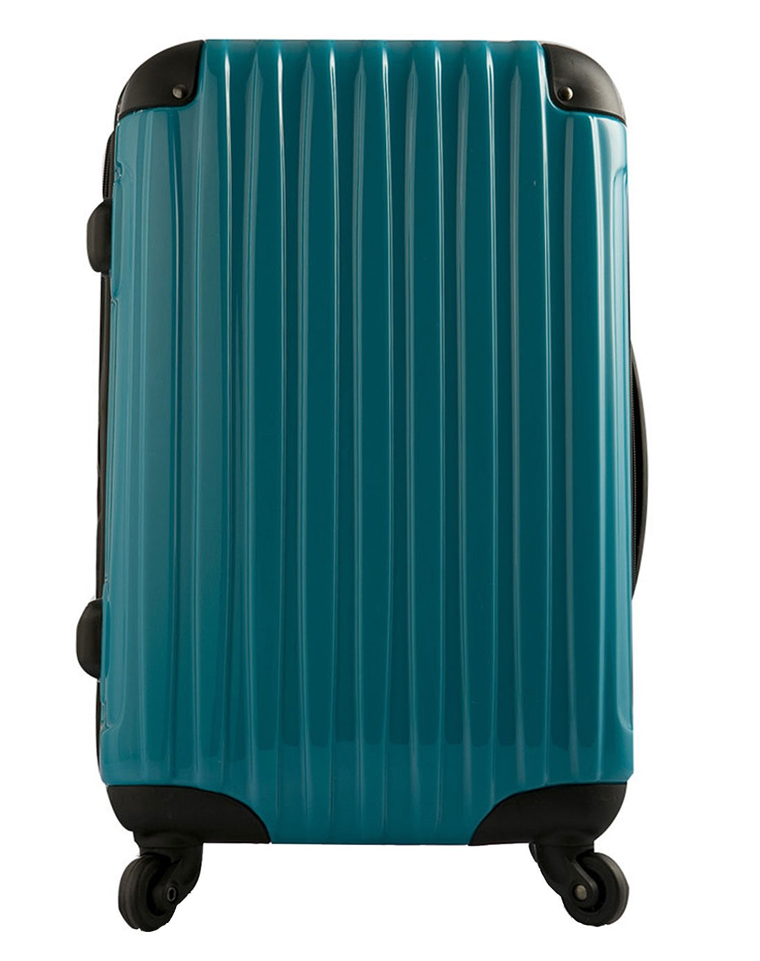 中性款水蓝色拉杆箱-24寸