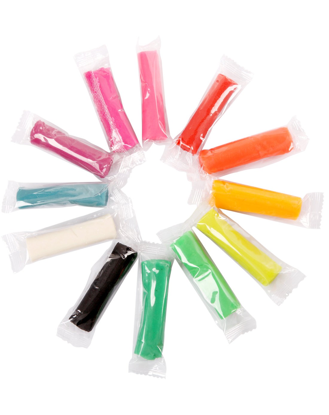 贝恩施 彩泥无毒粘土橡皮泥儿童彩泥蛋糕12色创意套装