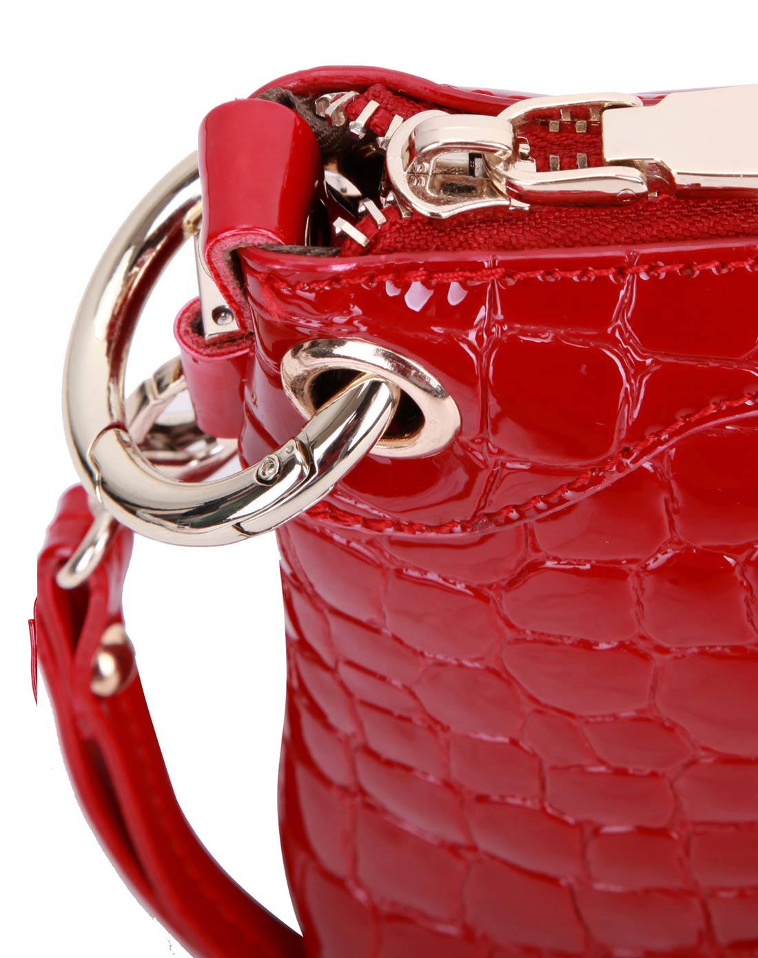 都市名媛系列高档牛皮石头纹手拿包