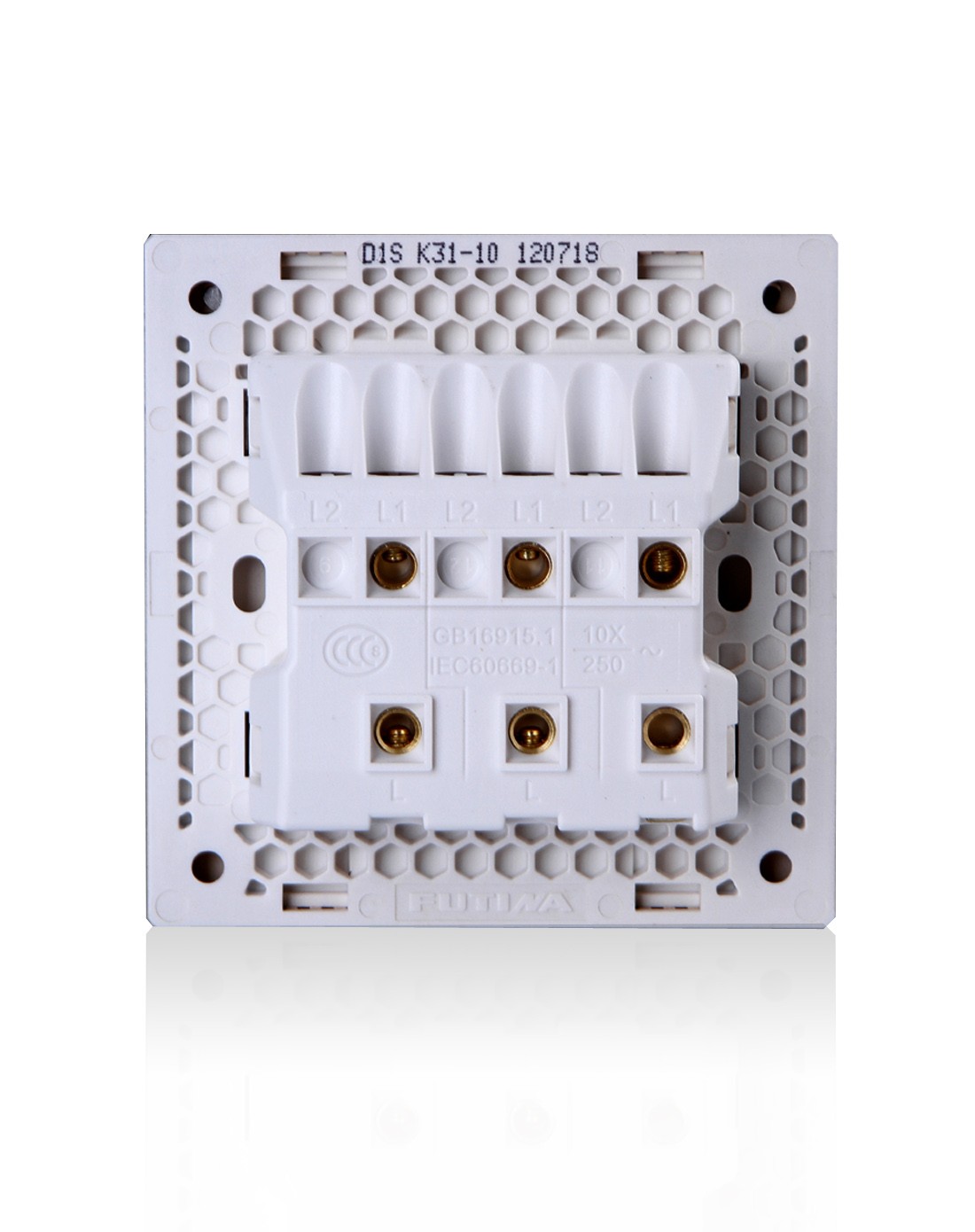 d1s 三位单控开关(2只装)