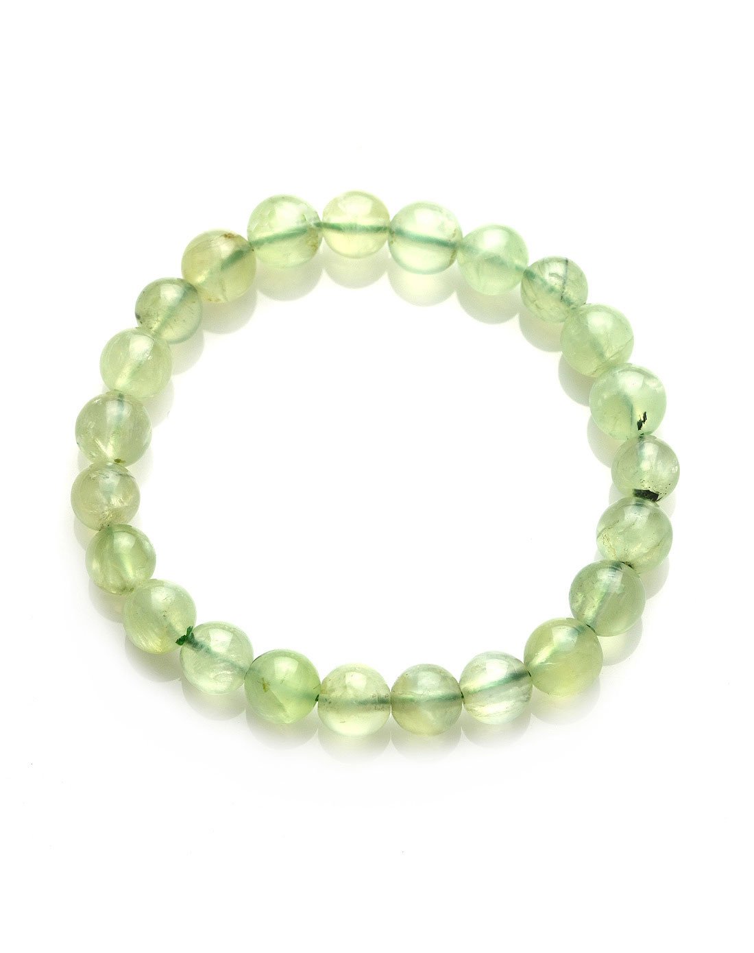 中性绿色葡萄石手链-3号