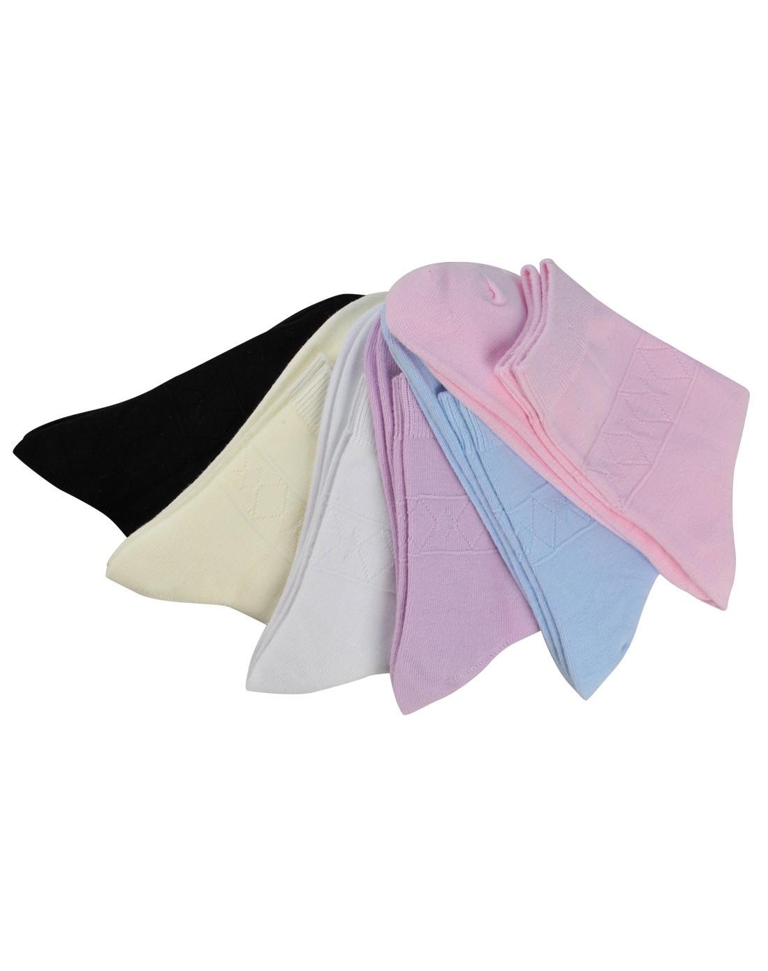 浪莎6双装精品棉足够大女袜