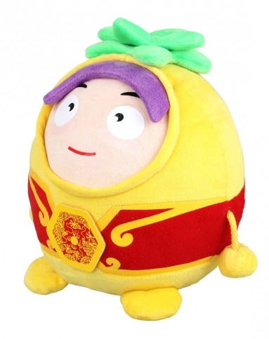 菠萝吹雪毛绒公仔