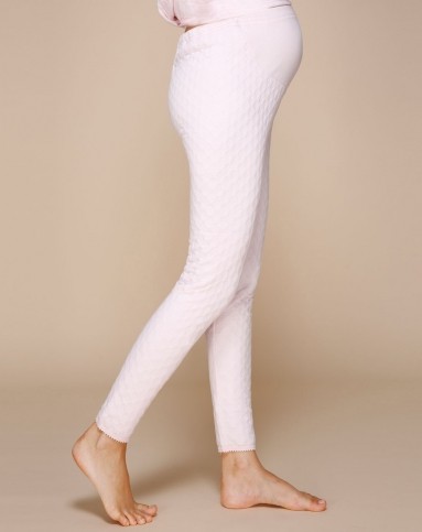 女款粉色保暖秋裤