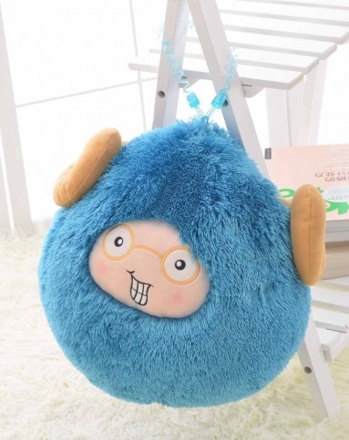 跳跳羊-蓝色-30cm