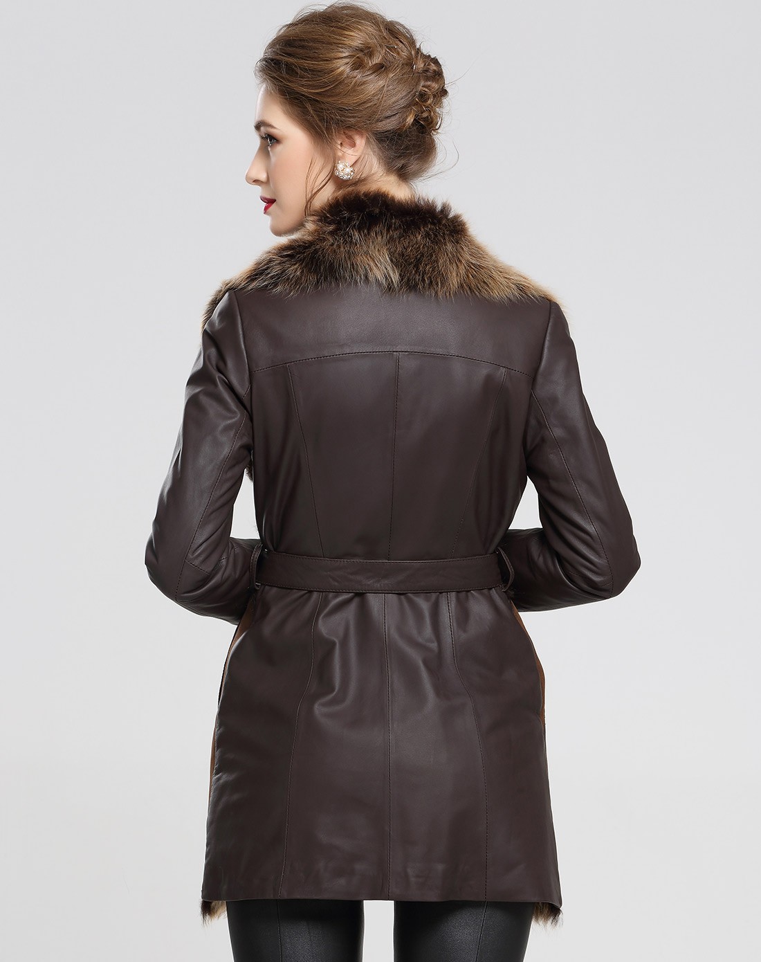 女装羊皮毛一体时尚欧版皮草