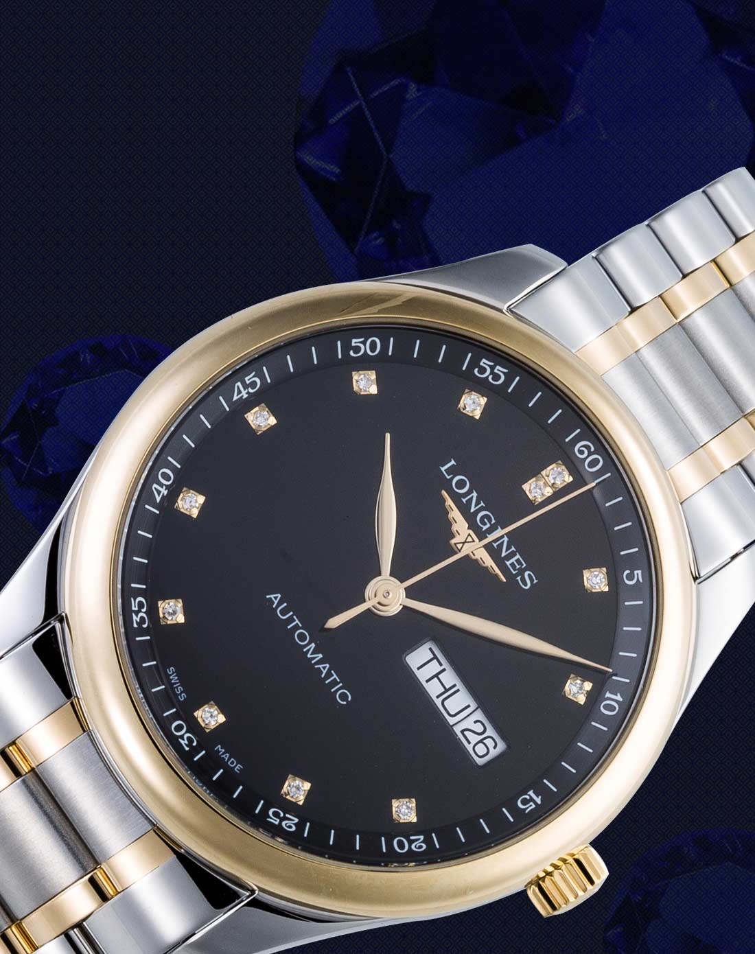 名匠系列机械男表 l2.755.5.57.