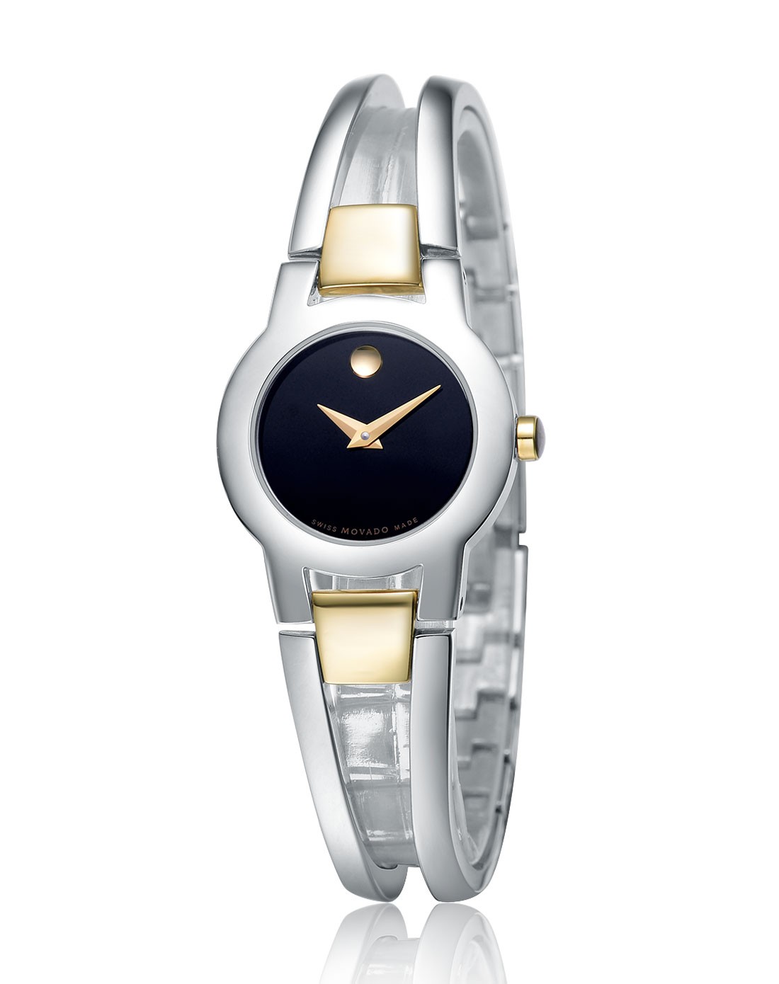 摩凡陀movado 爱梦莎系列黑色女表0604760