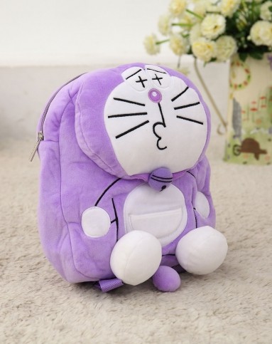 哆啦a梦彩虹背包 紫色30cm