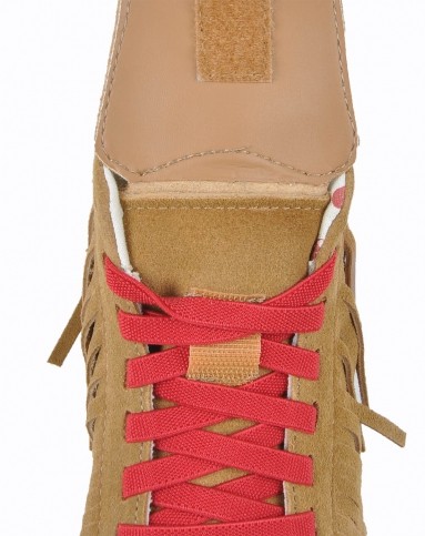 女款咖啡色kruzinreggae限量雷鬼流苏麂皮高统鞋