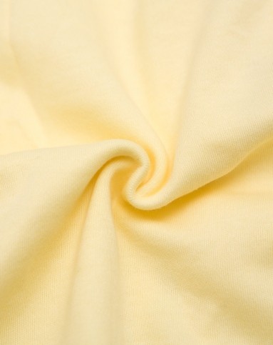 中性装浅黄纯色开扣爬衣