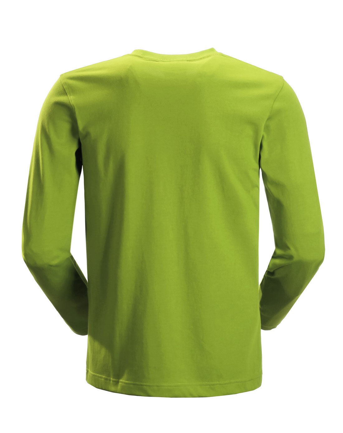 速干男款豆绿色单层长袖t恤