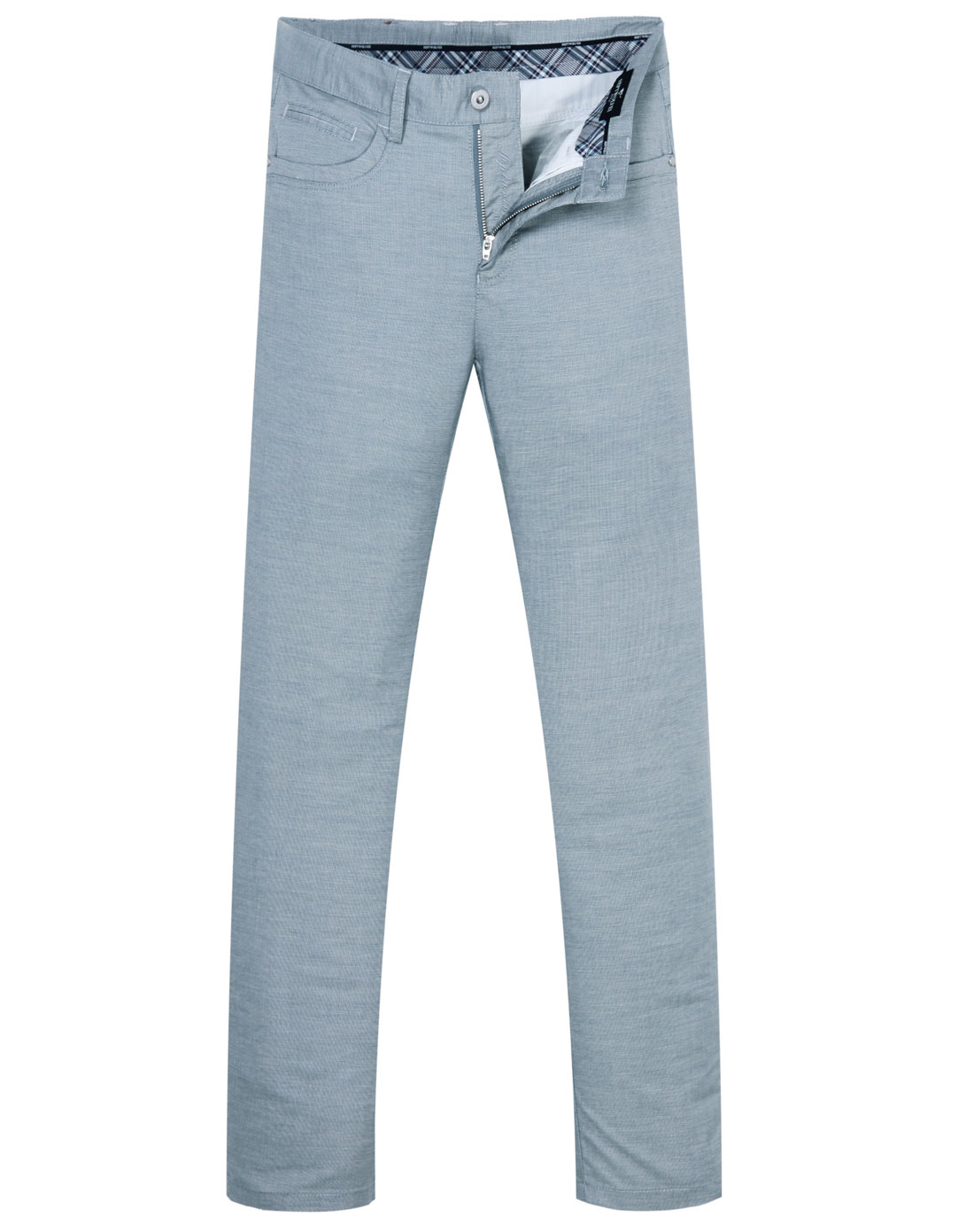 灰蓝色舒适休闲长裤