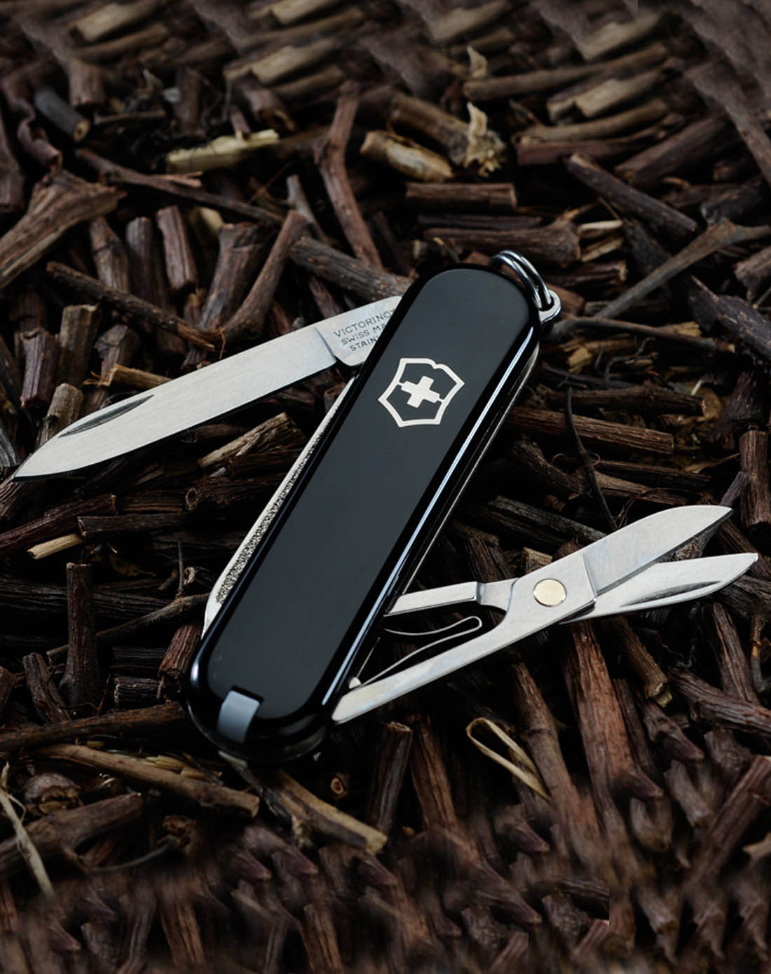 维氏 瑞士军刀58mm 典范黑色7功能小刀