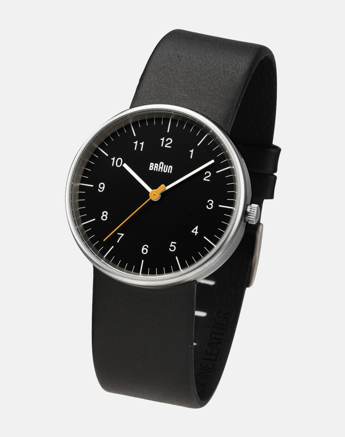 德国名表 braun博朗 时尚简约黑色男款石英表