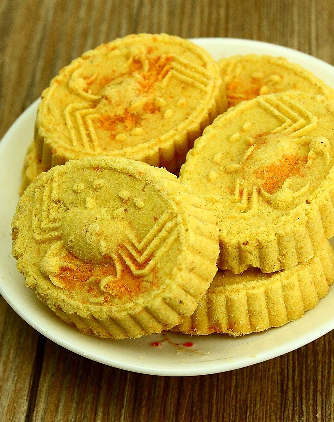 香港百味园监制 特色手信菊花蟹黄饼250g(2件起售)