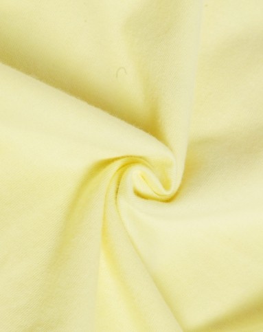 女宝宝淡黄花边t恤