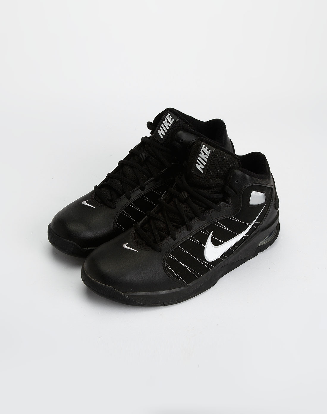 耐克nike air team hyped黑色系带篮球鞋