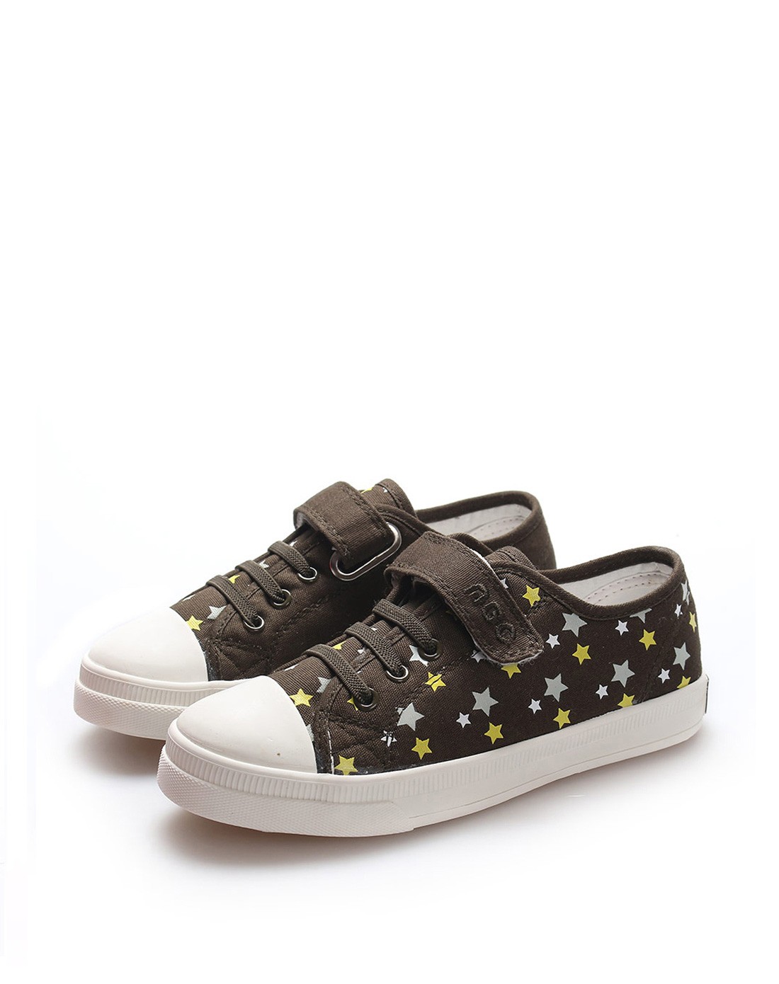 男小童军绿布鞋